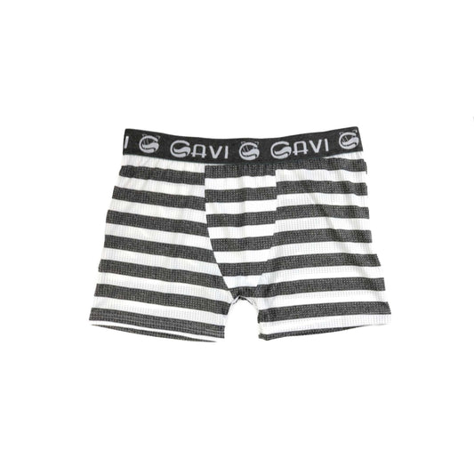 Cueca Boxer listrada em Branco – Doce Malícia