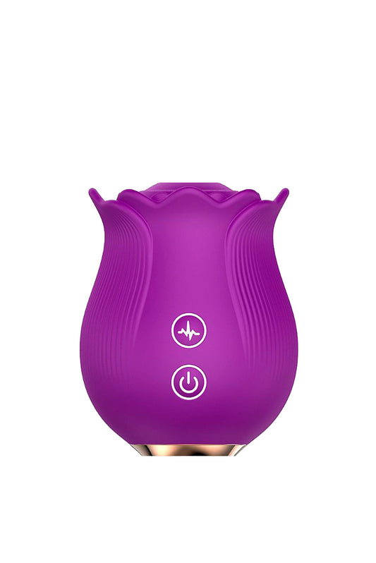 Rosa Vibradora em Silicone Recarregável em rosa pink – Doce Malícia