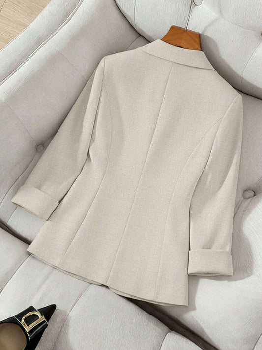 Blazer Feminino Linho Preto – Doce Malícia