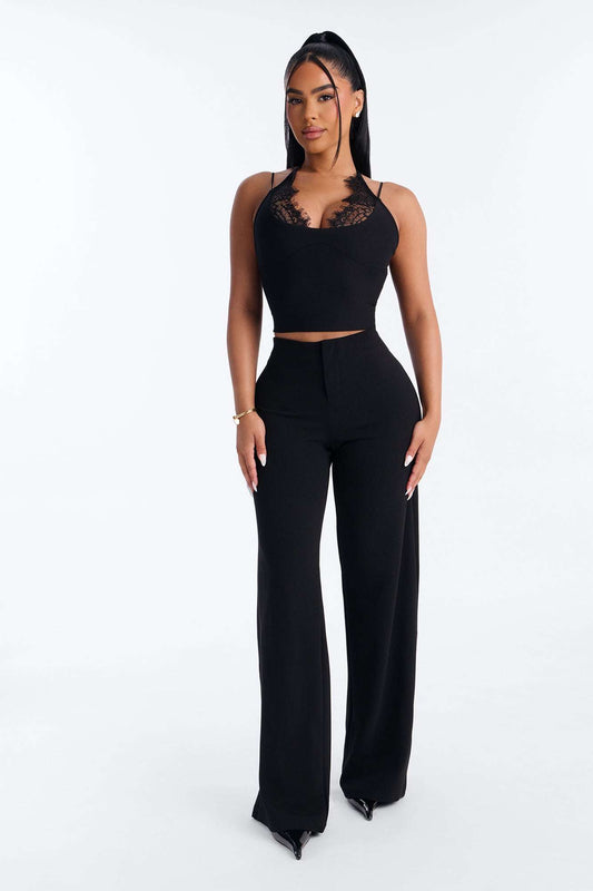 Blusa Feminina Alcinha Frente Única Renda Preto – Doce Malícia