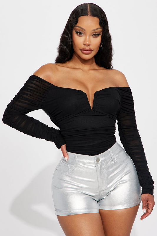 Blusa Feminina Tule Preto – Doce Malícia