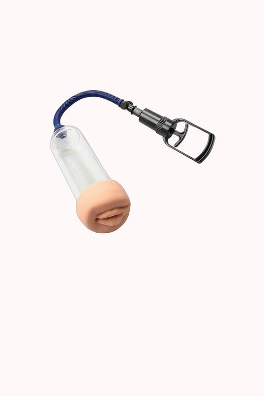 Bomba Manual Peniana com Bocal de Vagina em Cyberskin – Doce Malícia