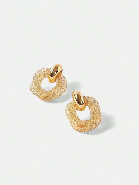 Brinco Feminino Dourado – Doce Malícia
