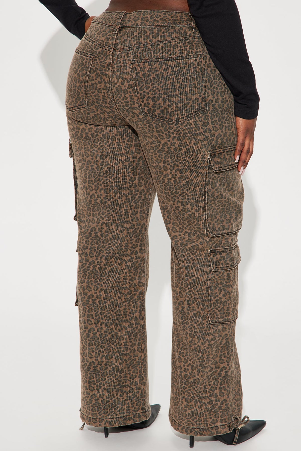 Calça Feminina Estampado Cargo Marrom – Doce Malícia