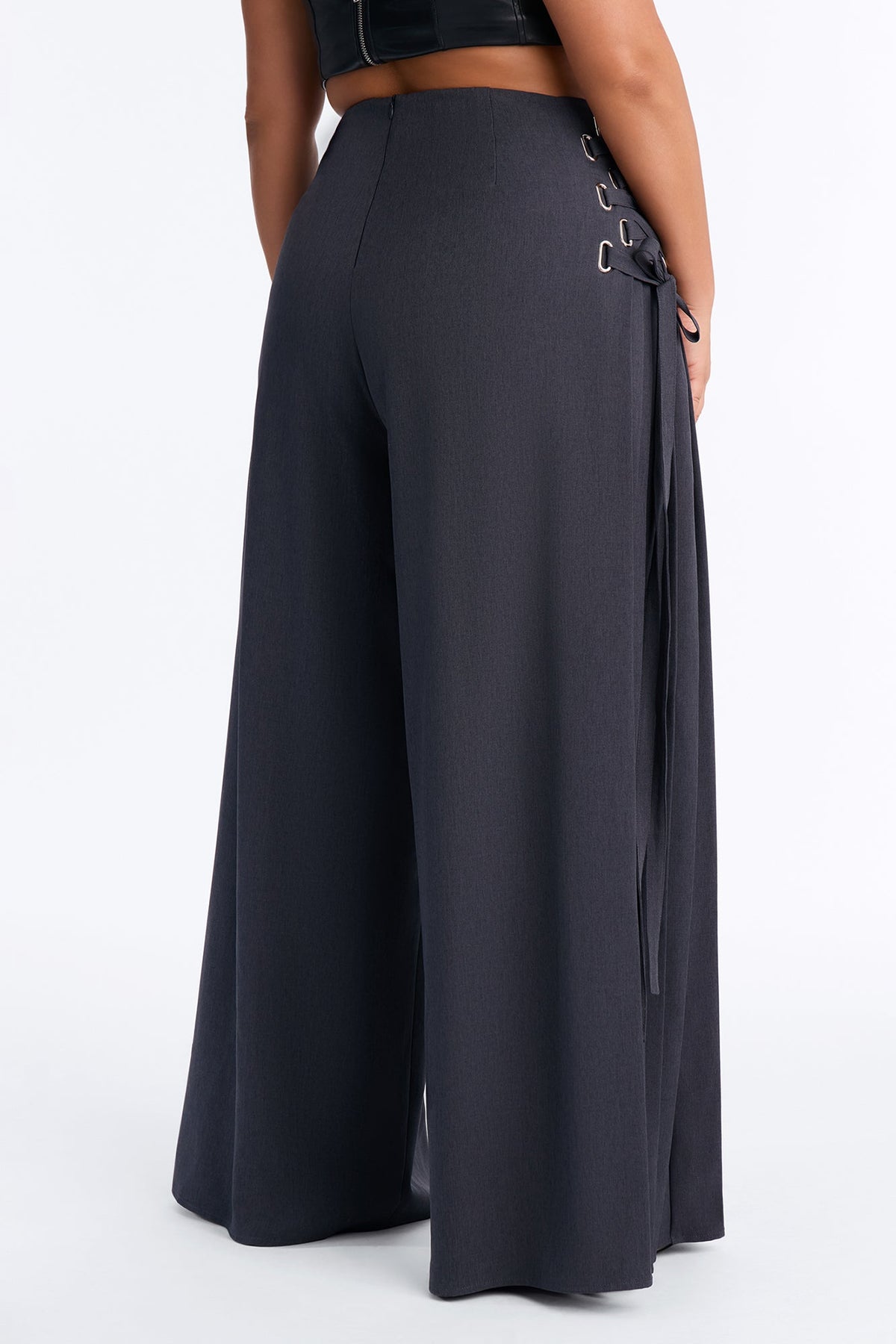 Calça Feminina Pantalona Renda Plissado – Doce Malícia