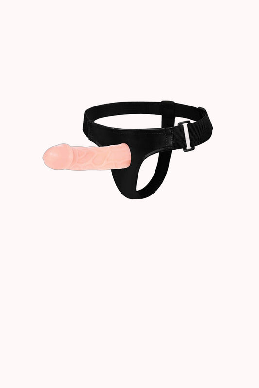 Cinta com Capa Peniana e Vibro – 15,5×4,2cm – Doce Malícia