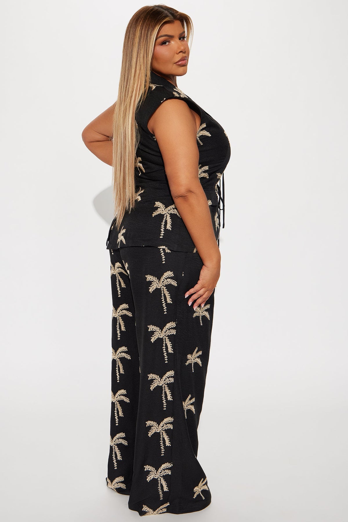 Conjunto Feminino Linho Preto – Doce Malícia