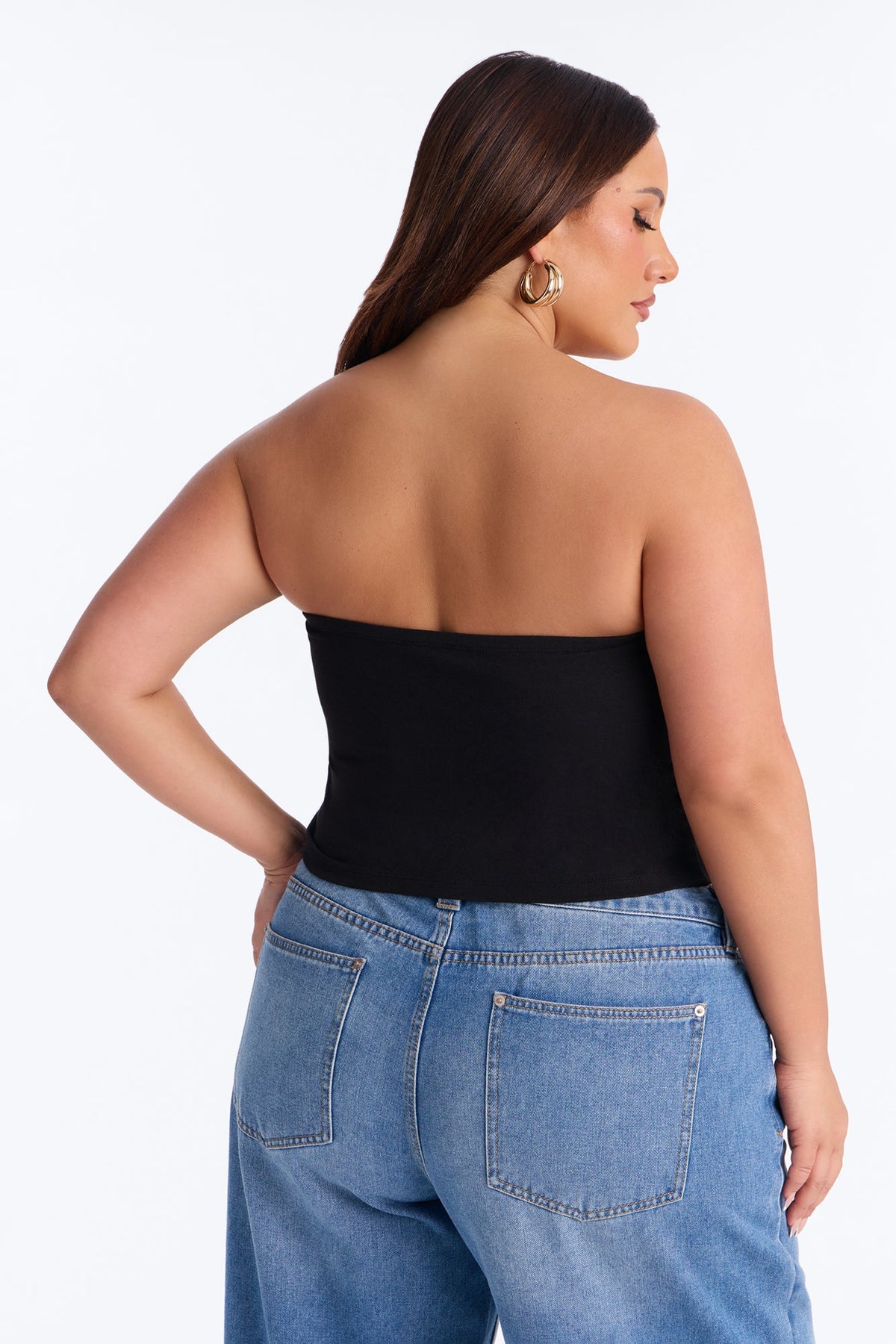 Cropped Feminino Tomara Que Caia Preto – Doce Malícia
