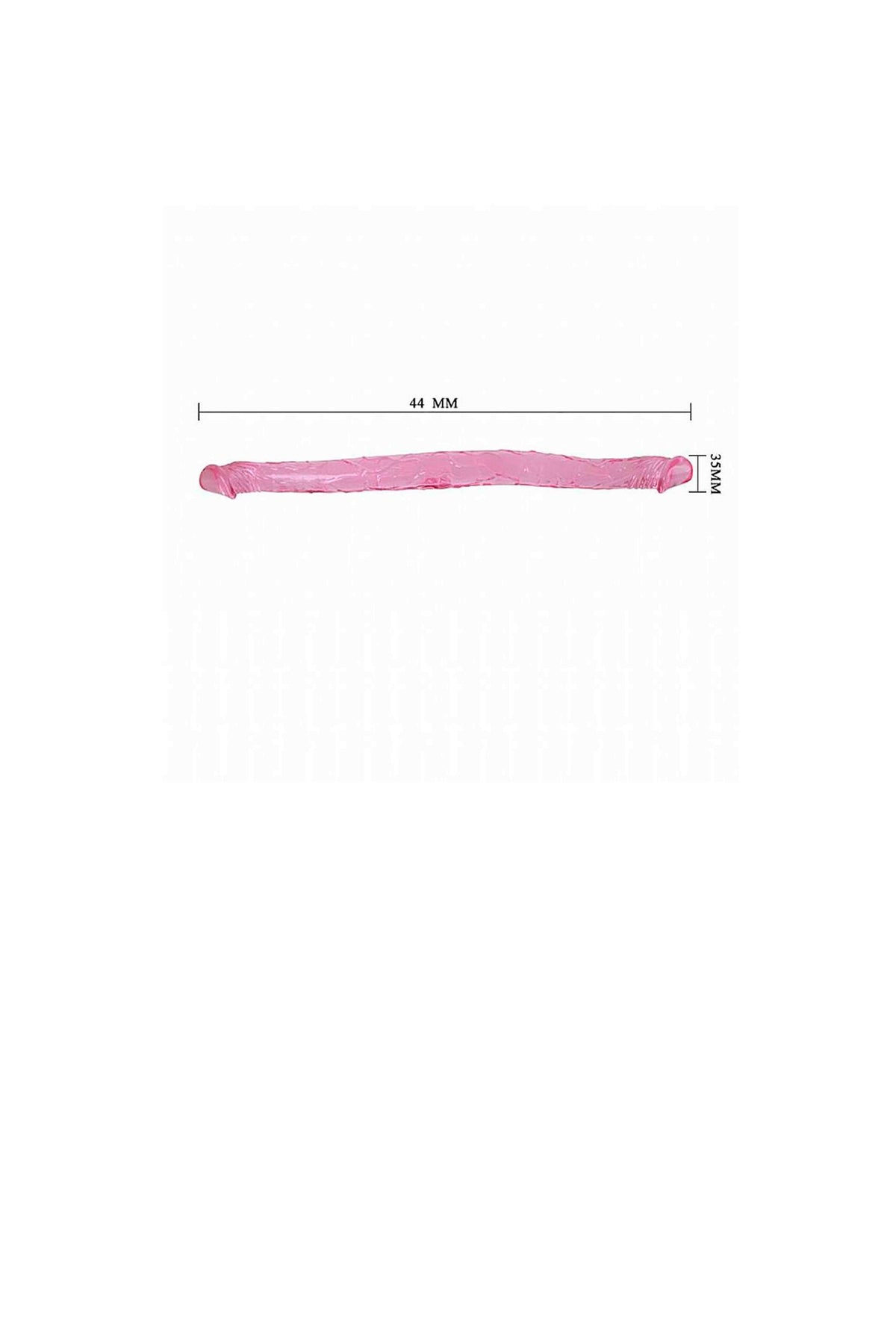 Dildo Realístico Duplo 44 cm em roxo – Doce Malícia