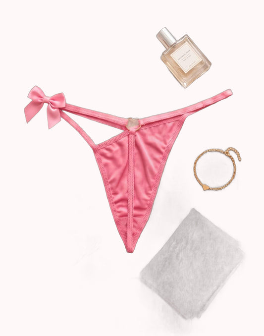Fio Sexy com Lateral Vazada e Laço – Doce Malícia