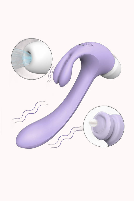 Vibrador Martelo Hammer Rabbit – Ponto G e Pulsação no Clitóris – Doce Malícia