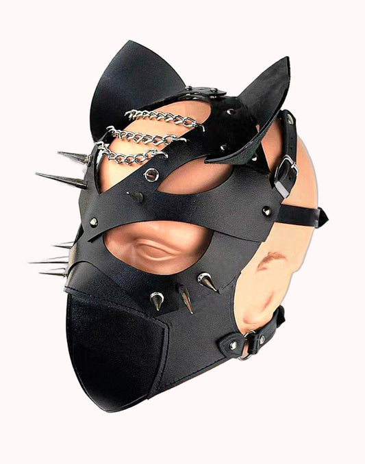 Máscara Erótica Com Spikes – Doce Malícia