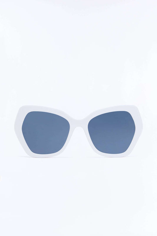 Óculos de Sol Feminino Gatinho Acetato Branco – Doce Malícia