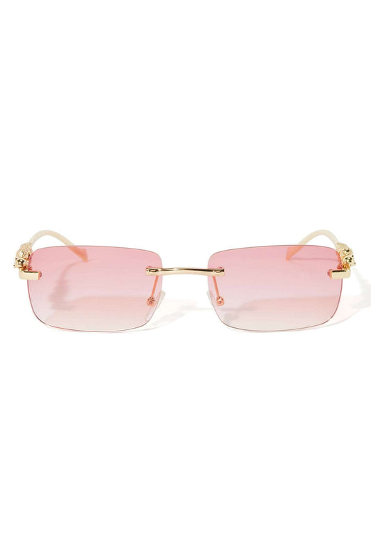Óculos de Sol Feminino Quadrado Rosa – Doce Malícia