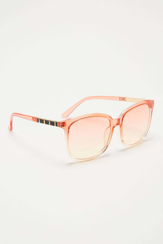 Óculos de Sol Feminino Redondo Acetato Degradê Laranja – Doce Malícia