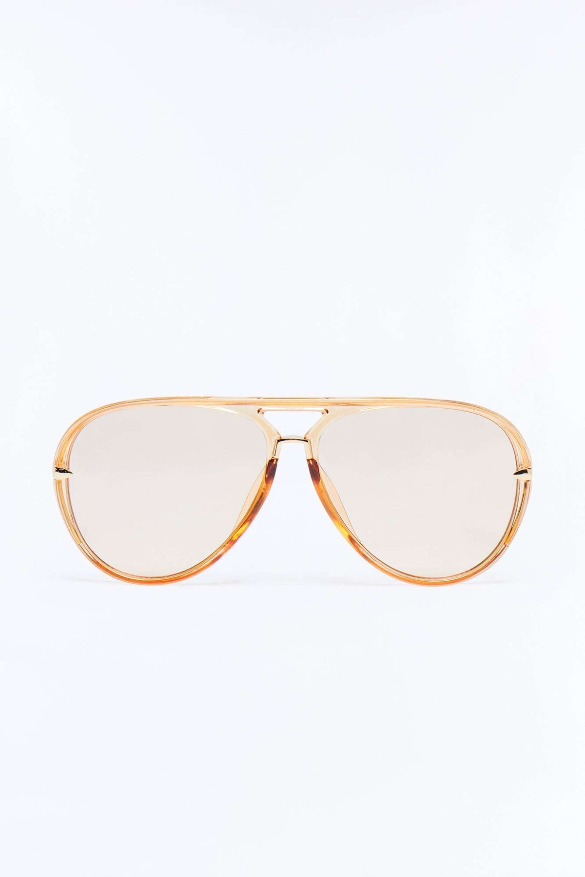 Óculos de Sol Feminino Tartaruga Aviador Acetato Laranja – Doce Malícia