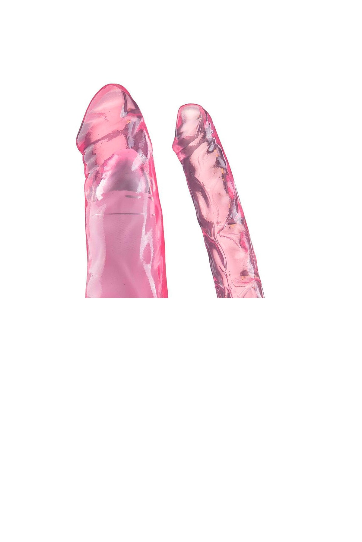 Pênis Realístico Duplo C/ Vibro em rosa – Doce Malícia
