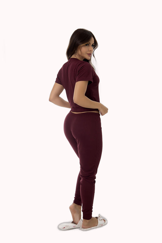 Pijama Canelado Calça Longa – Doce Malícia