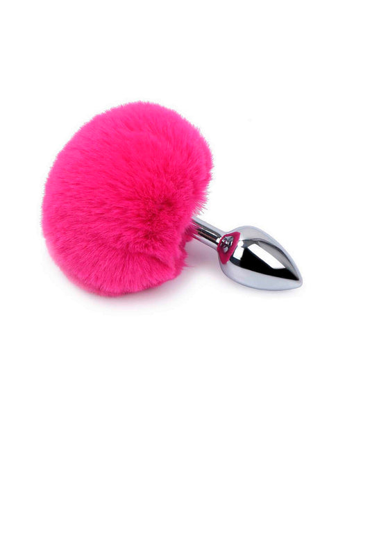 Plug Anal de Aço com Pelúcia em Lilás – Doce Malícia