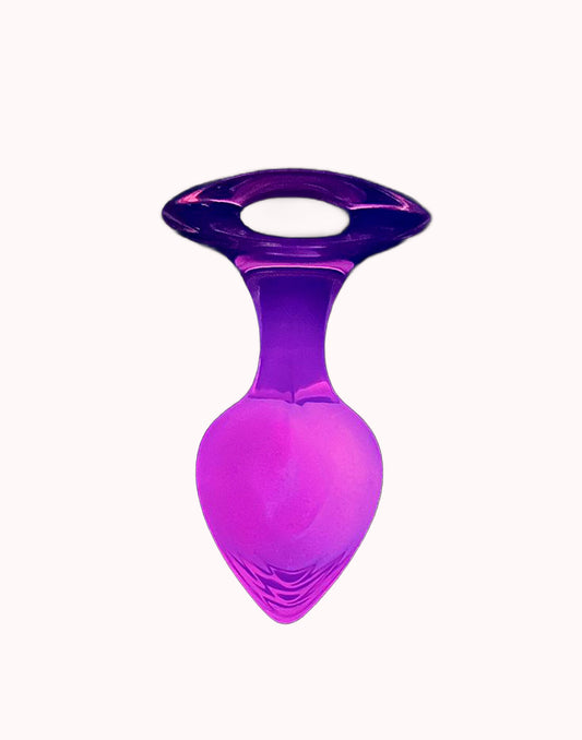 Plug Anal em Silicone Fluorescente Tamanho M – 9,6 x 3,9 – Doce Malícia