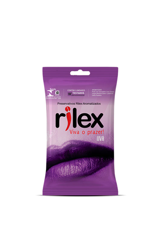 Preservativo Rilex Sachê com 3 Unidades em Quantidade – Doce Malícia