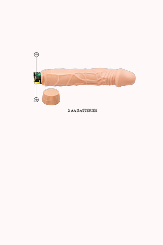 Prótese com Vibro Texturizado 22cm – Doce Malícia