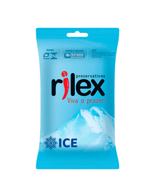Preservativo Rilex Sachê com 3 Unidades em Quantidade – Doce Malícia