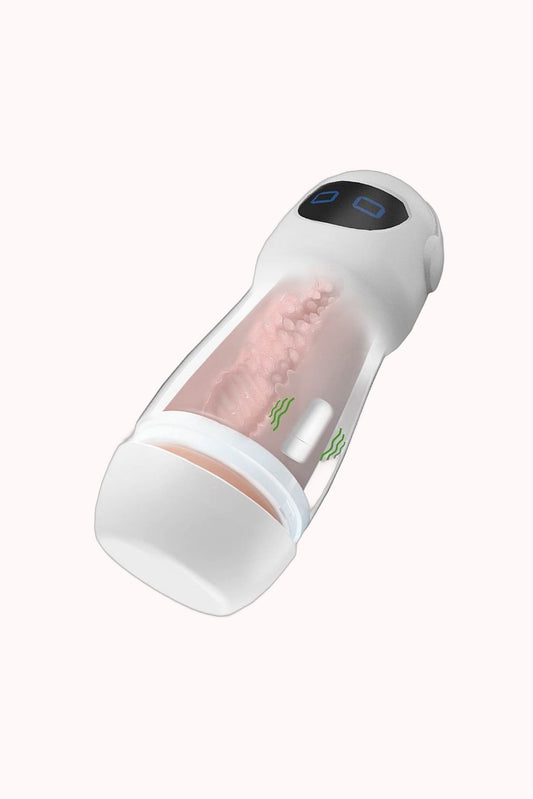 Masturbador Formato de Lanterna com Ânus/ Vibração e Voz – S Robot – Doce Malícia