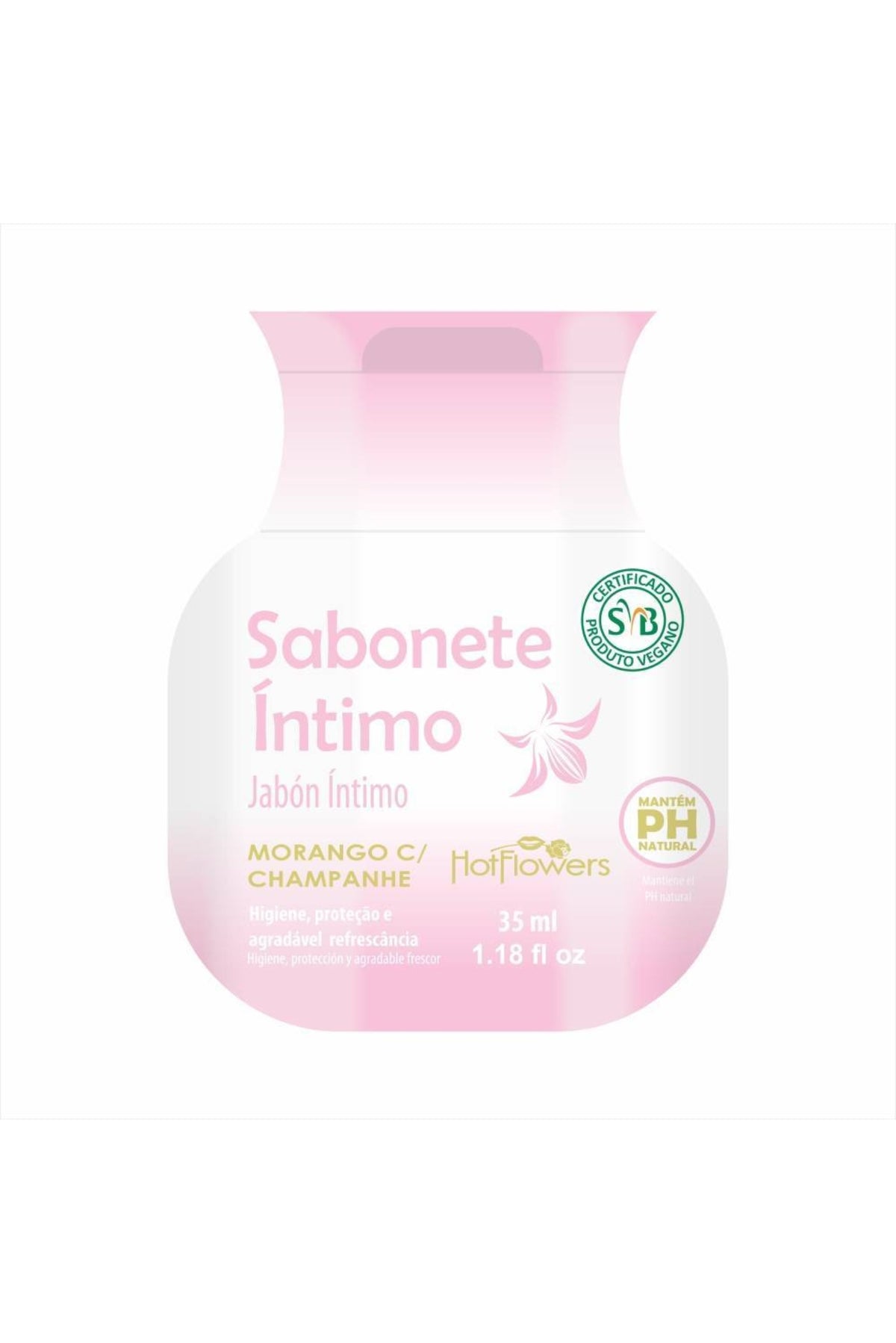 Sabonete Íntimo 35ML – Morango em Quantidade – Doce Malícia