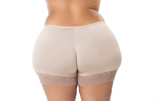 Short Feminino Plus Size Segunda Pele em chocolate – Doce Malícia