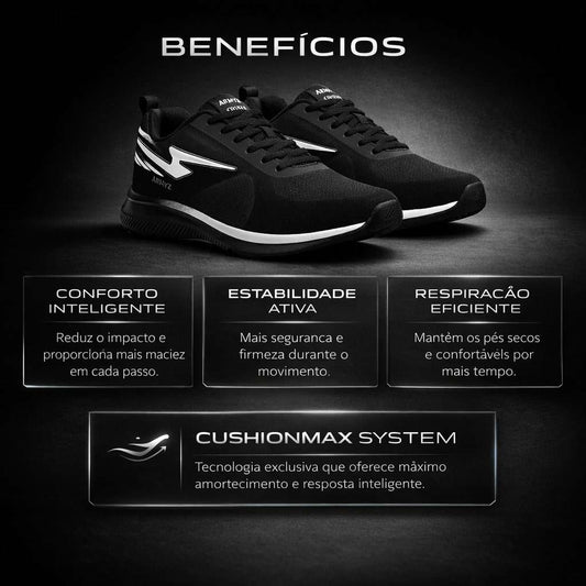 Tênis Feminino PRETO BRANCO – Doce Malícia
