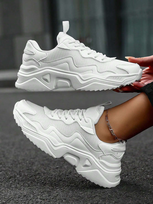 Tênis Feminino Chunky Respirável Sola Leve – Doce Malícia