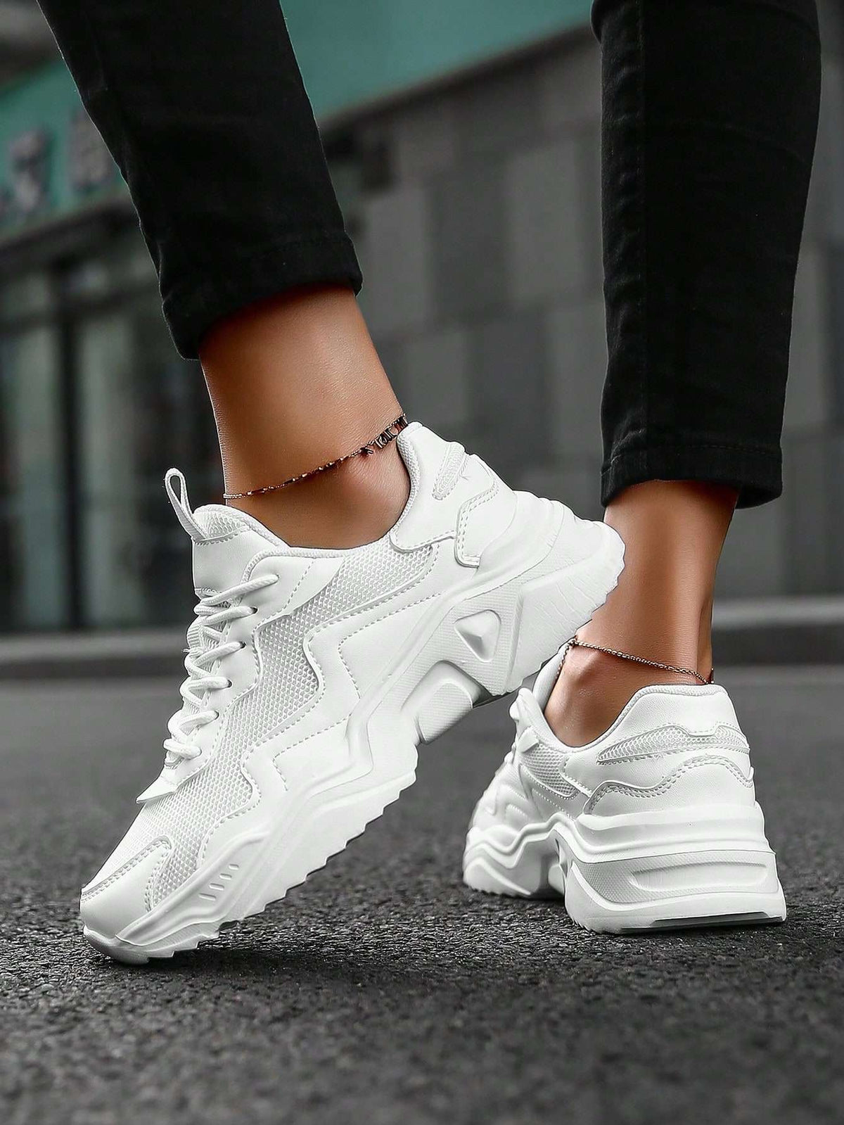 Tênis Feminino Chunky Respirável Sola Leve – Doce Malícia
