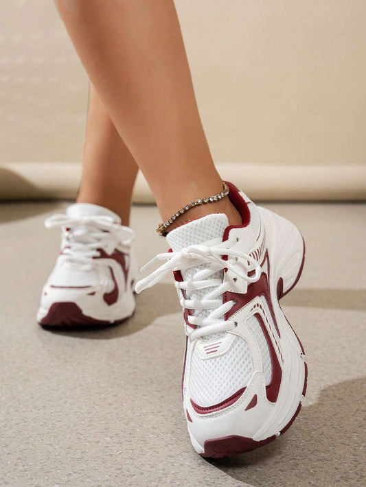 Tênis Feminino Chunky Sola Grossa Branco – Doce Malícia