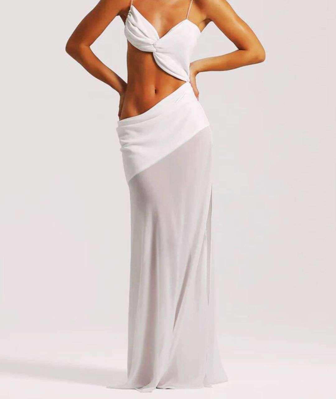 Vestido Balneário - Branco