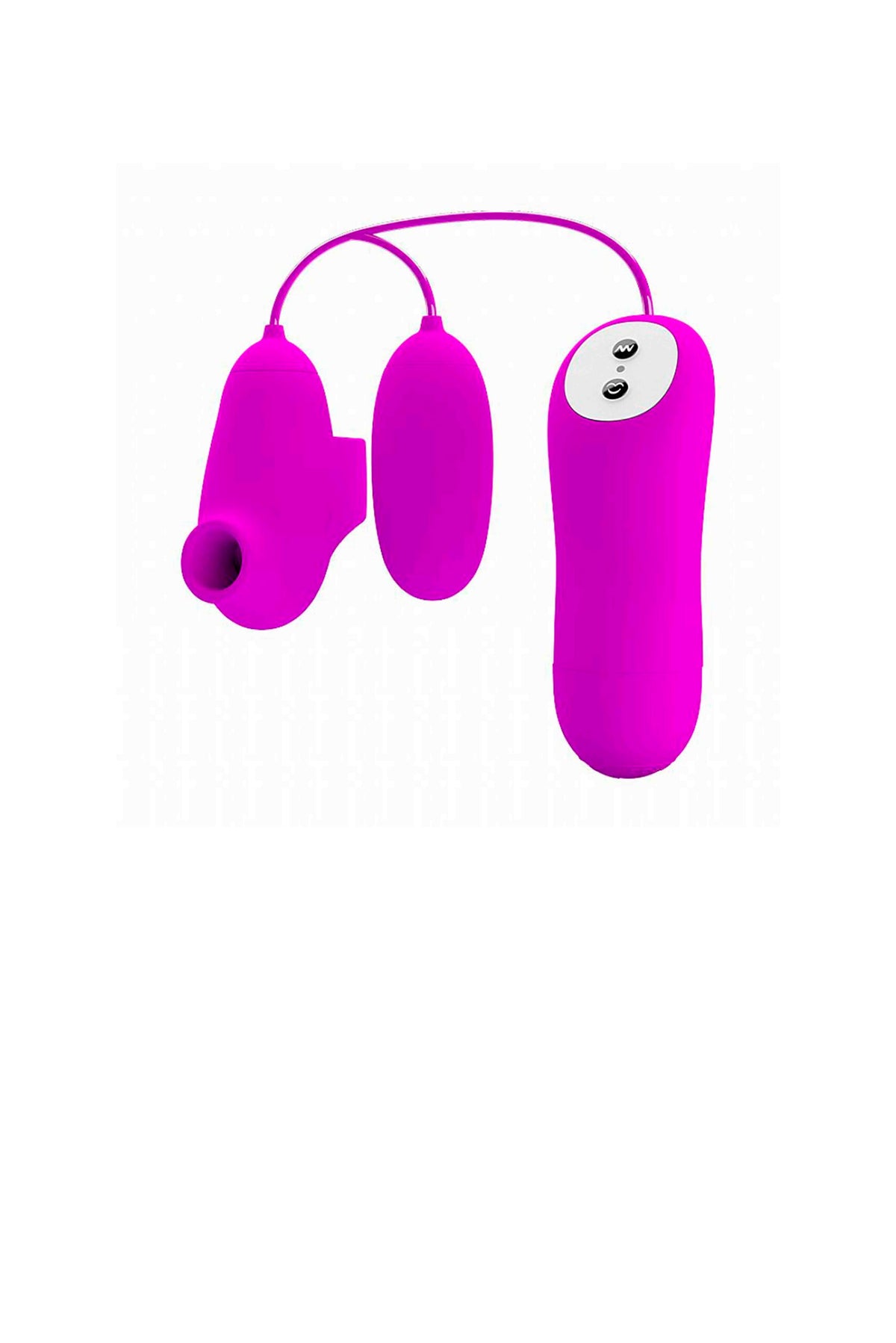 Vibrador Bullet 2 em 1 em roxo – Doce Malícia