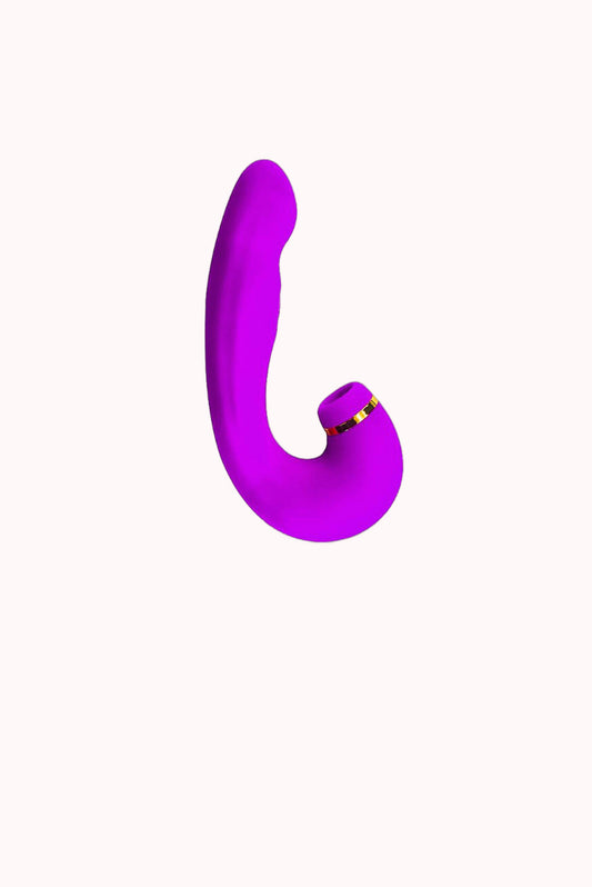Vibrador de Ponto G e Clitóris com Dedilhar – Air Pulse 2 – Doce Malícia