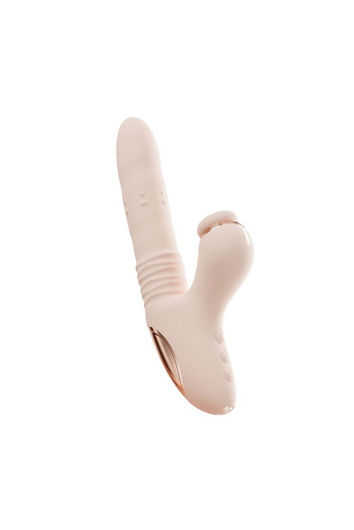 Vibrador de Ponto G e em bege – Doce Malícia