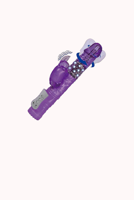 Vibrador Rotativo com Textura e 7 Vibrações com Rotação 360º – Doce Malícia