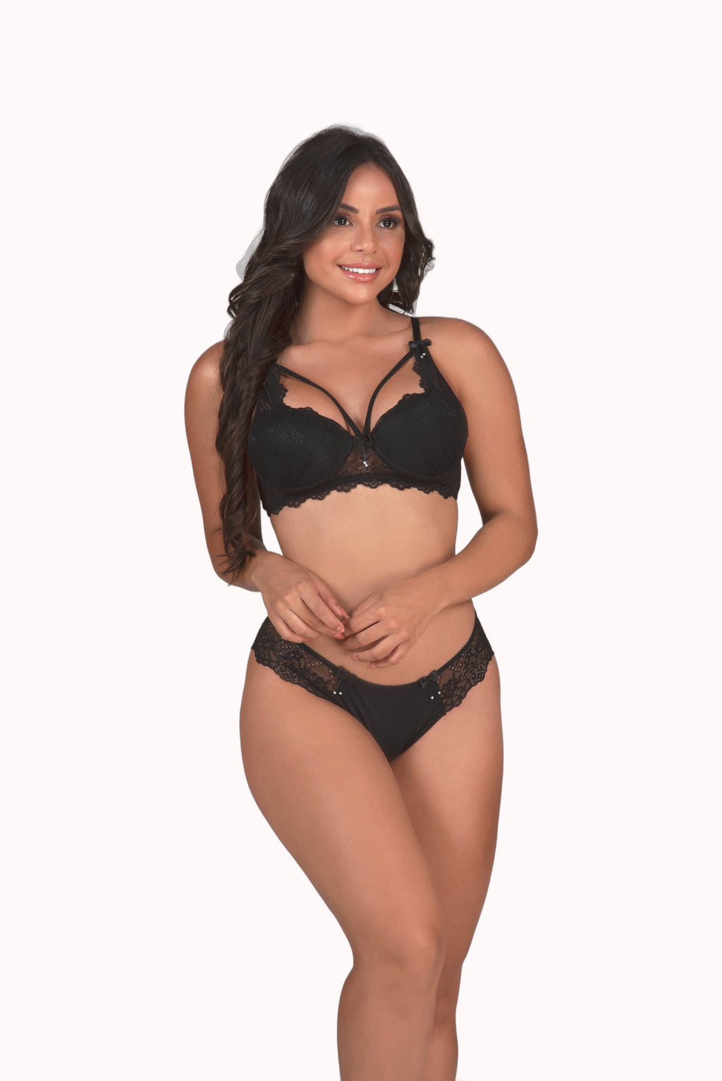 Conjunto de bojo todo em renda – Doce Malícia