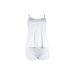 Short Doll com Fenda nas laterais em Branco – Doce Malícia