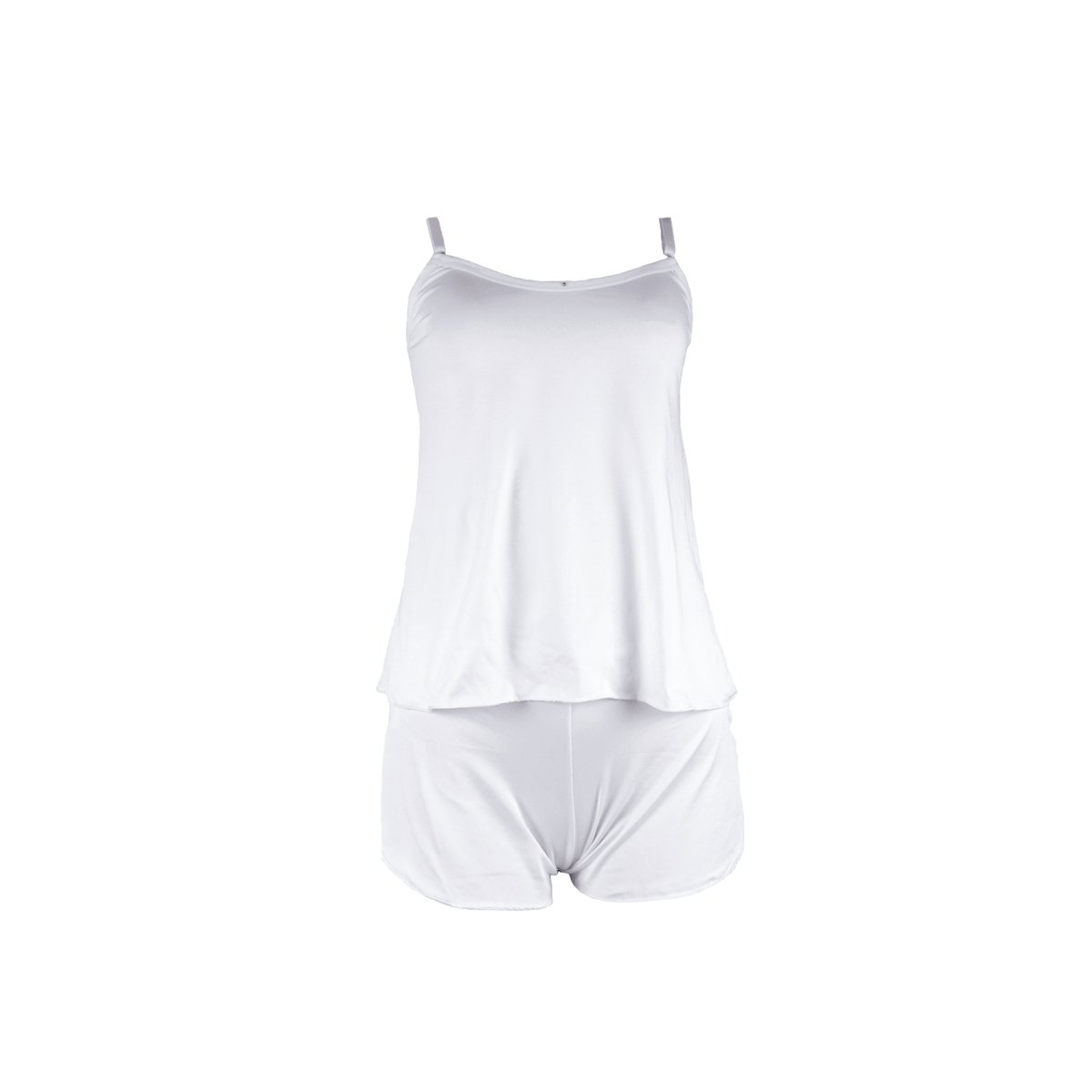 Short Doll com Fenda nas laterais em Branco – Doce Malícia