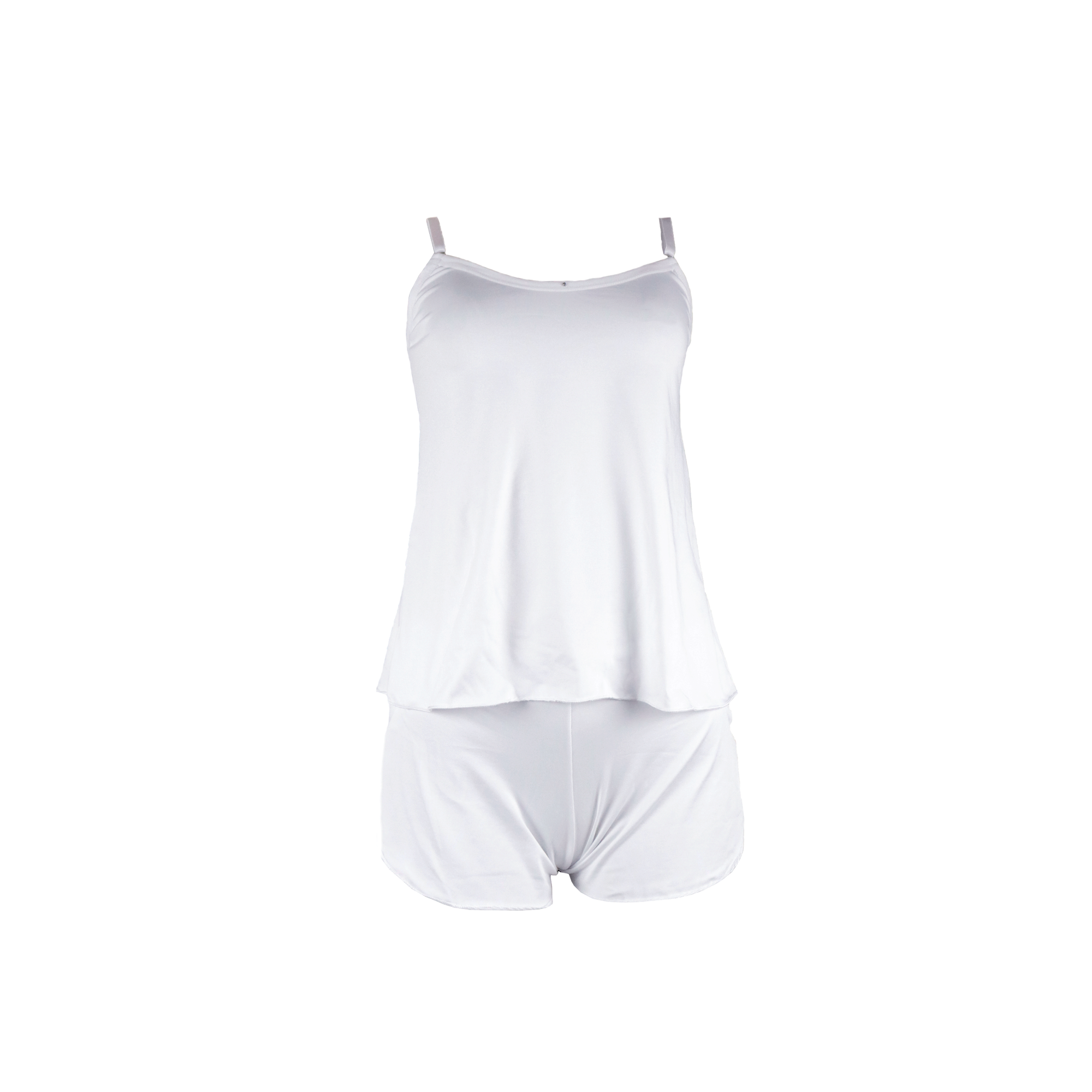 Short Doll com Fenda nas laterais em Branco – Doce Malícia