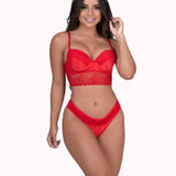 Conjunto estilo cropped em tecido brilhoso – Doce Malícia