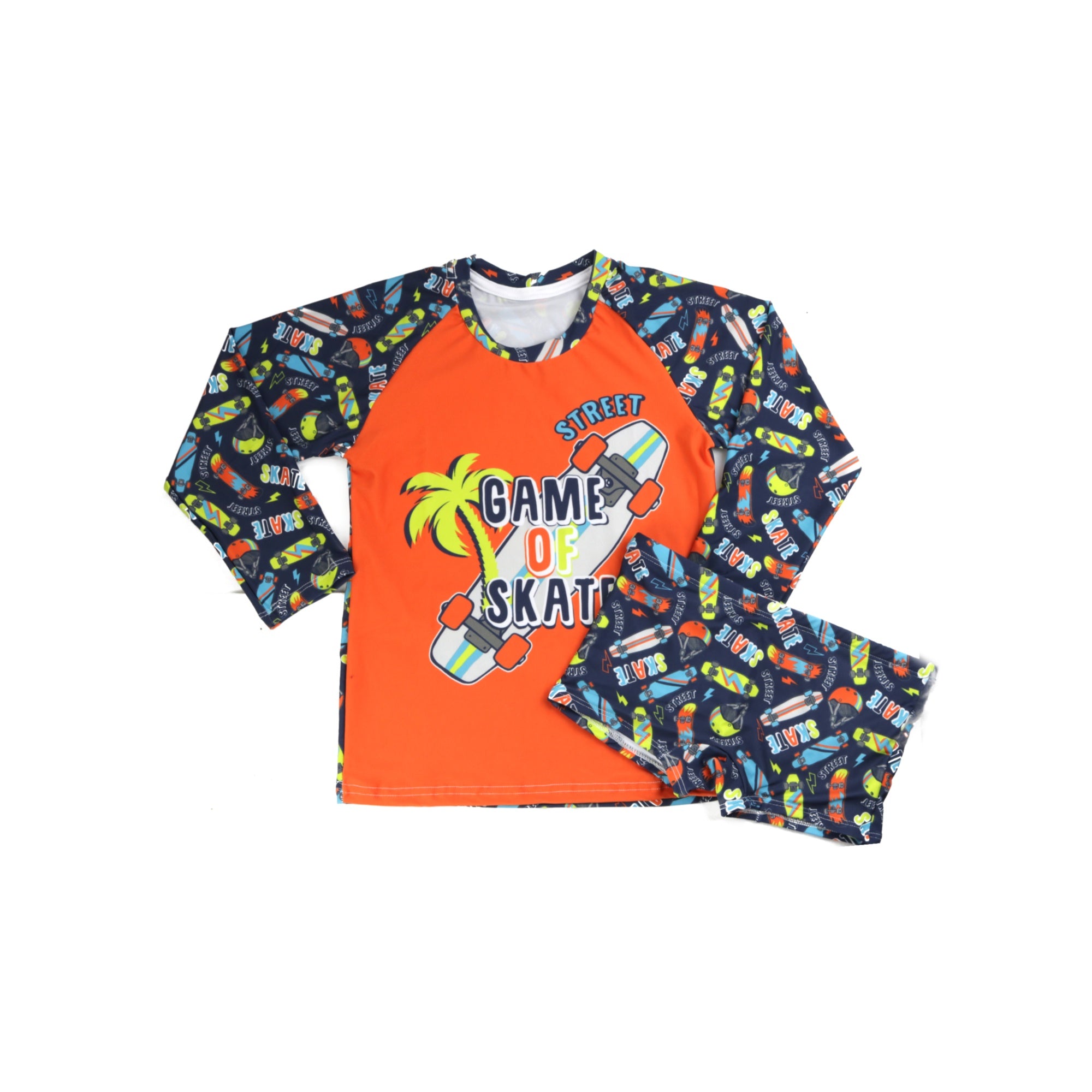 Conjunto de praia Infantil com em estampas variadas – Doce Malícia