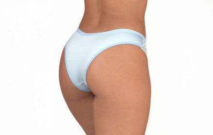 Tanga conforto com renda em azul-Marinho – Doce Malícia