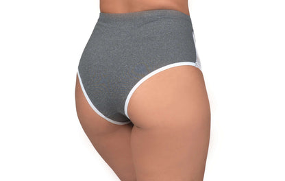 Calcinha cintura alta em supplex em Branco – Doce Malícia