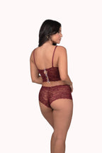 Conjunto cropped em renda – Doce Malícia