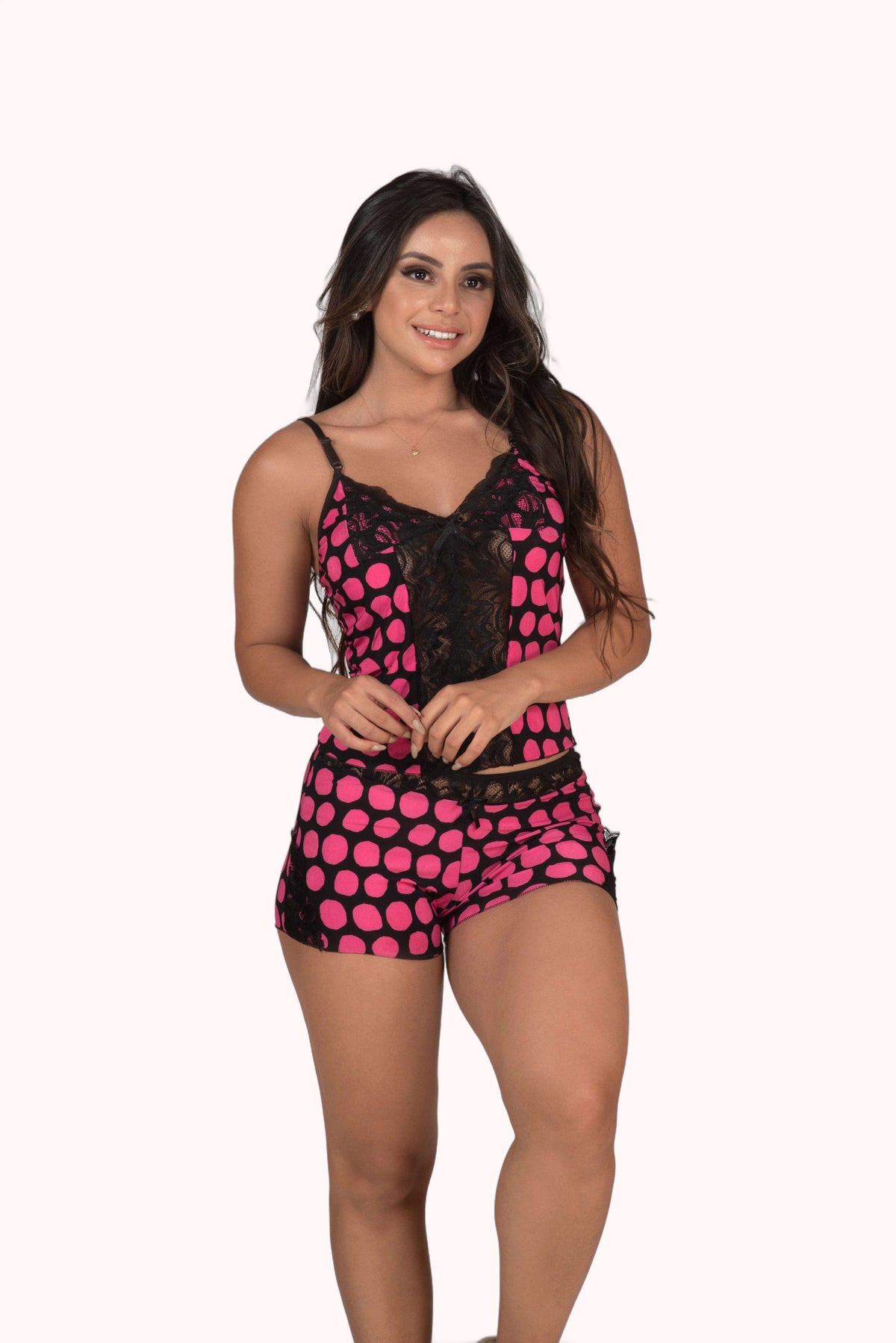 Short doll rendado em liganete – Doce Malícia