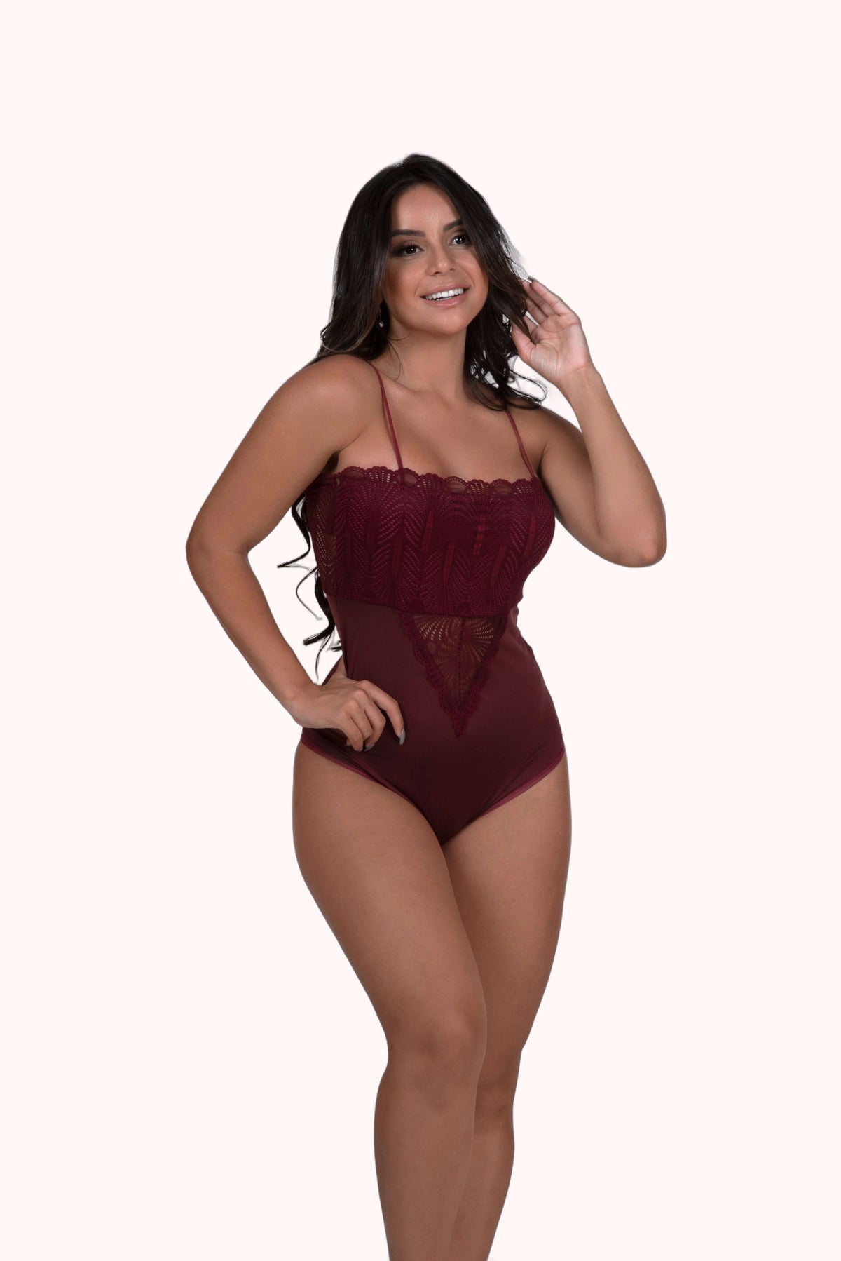 Body em renda e microfibra – Doce Malícia